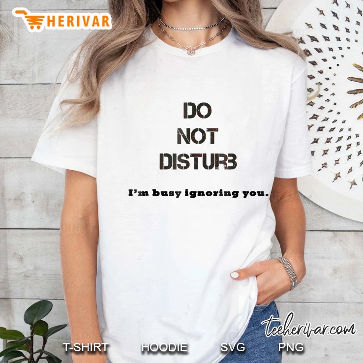 Do Not Disturb Ladies Tee