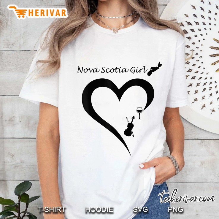 Nova Scotia Girl - Fiddle & Wine Hoodie