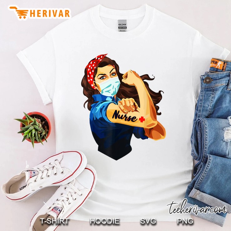 Strong Nurse Rosie Riveter Shirt