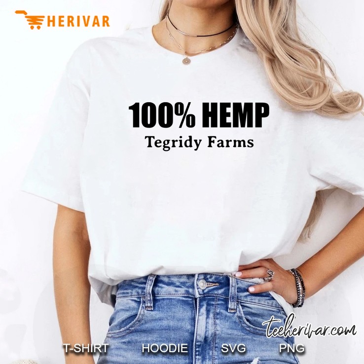 100 Hemp By Tegridy Farms. Made With Colorado Tegridy. Ladies Tee