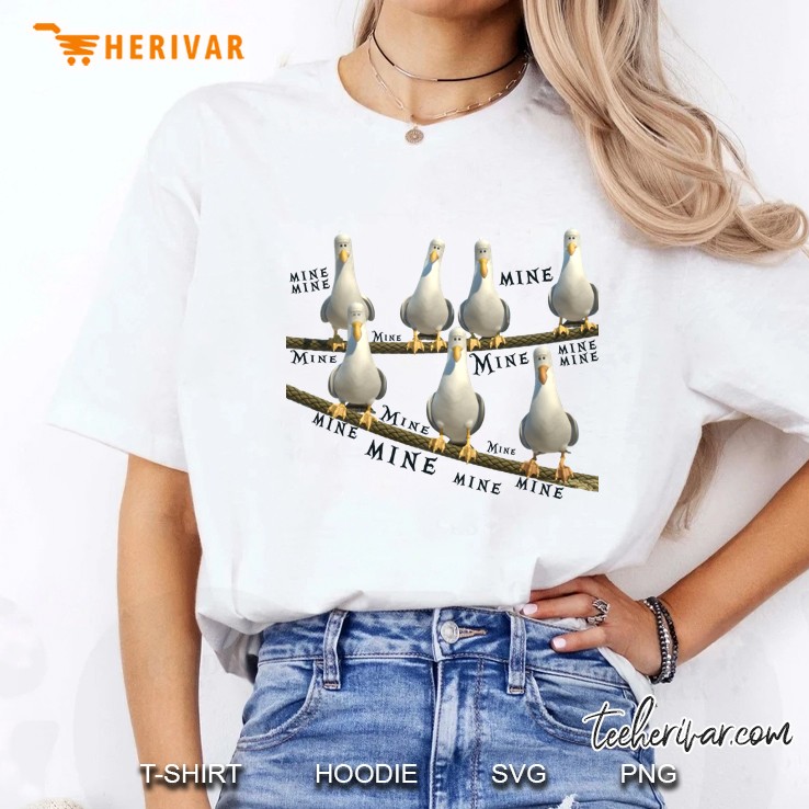 Mine! Seagulls From Finding Nemo Ladies Tee