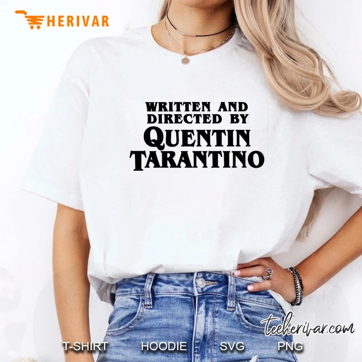 Written And Directed By Tarantino Ladies Tee