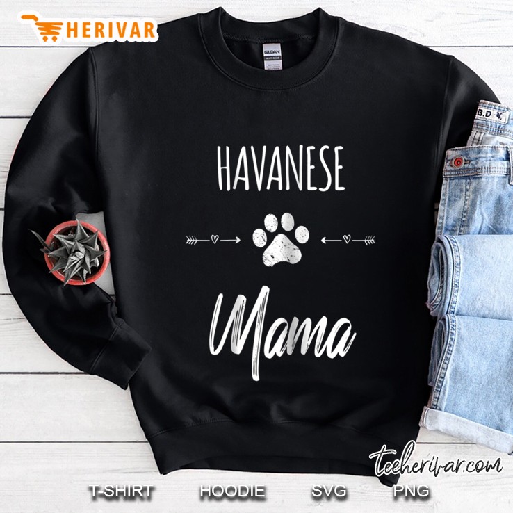 Cute Dog Mom Mama Havanese Love Pet Puppy Gift Sweatshirt