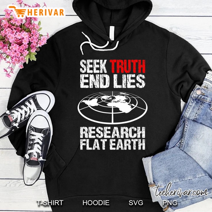 Flat Earther Seek Truth End Lies Research Flat Earth Mugs