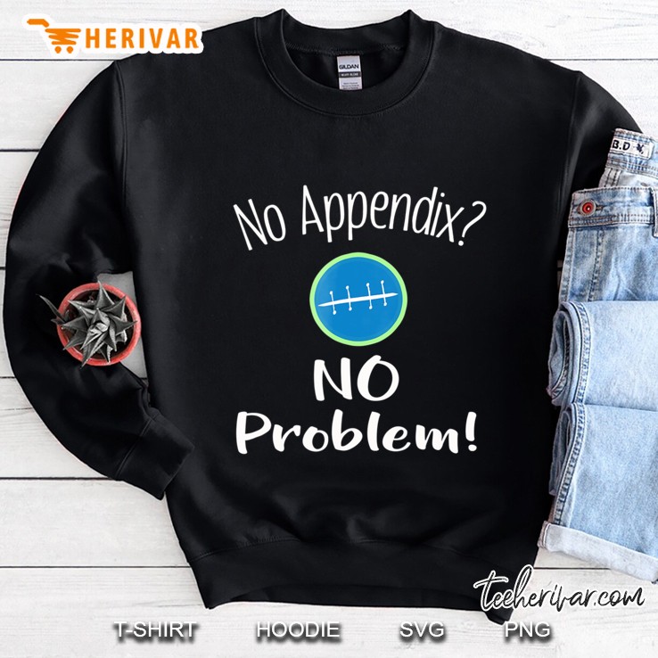 Funny Boys Appendix Removal - No Problem Gift Sweatshirt