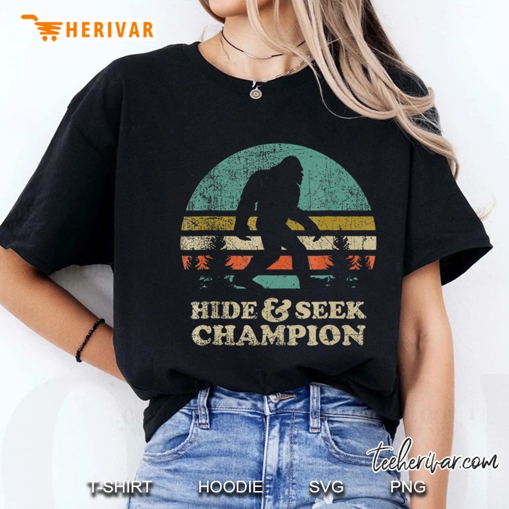 Hide & Seek Champion Bigfoot 1967 Funny Ladies Tee