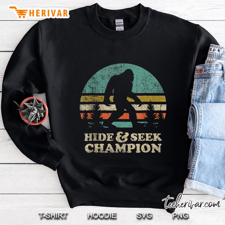 Hide & Seek Champion Bigfoot 1967 Funny Sweatshirt
