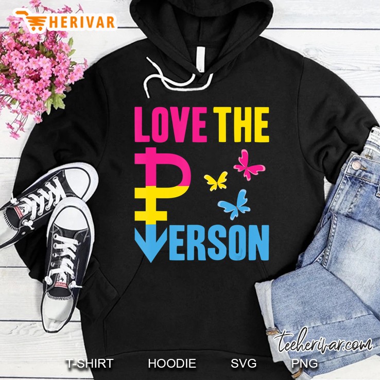 Lgbt Pansexual Pride Flag Love The Person Pan Symbol Hoodie