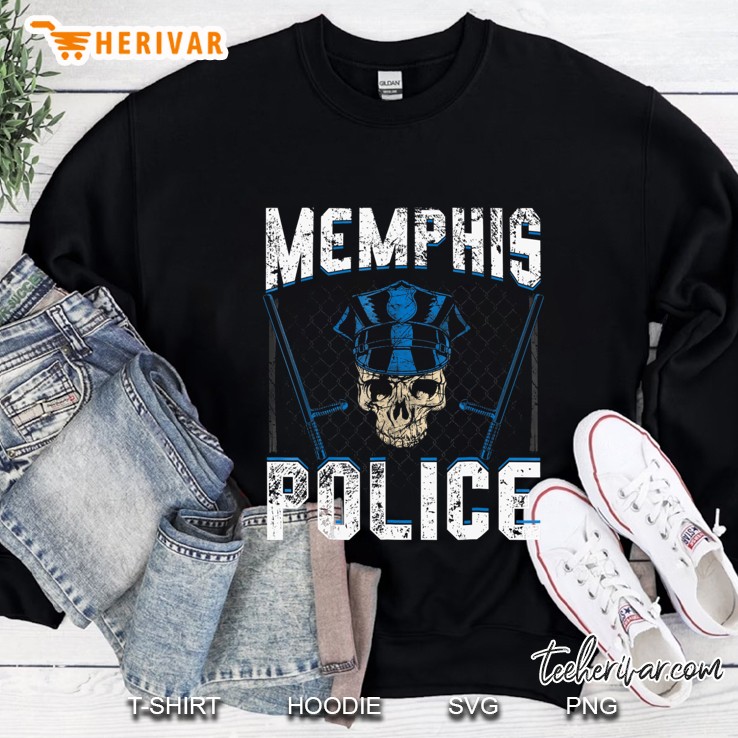 Memphis Police Departmen - Law Officer Gift Cop Blue Sweatshirt