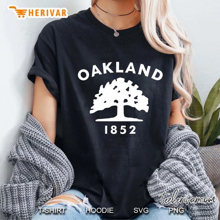 Oakland Oak Tree - Oakland, California Flag Hoodie