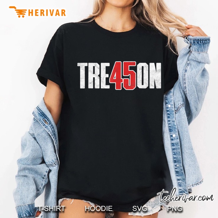 Trea45on Vintage Anti-Trump Anti-Treason Shirt Ladies Tee