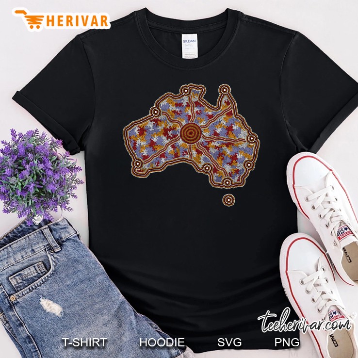 Aboriginal Australia - Authentic Aboriginal Art Slim Fit Shirt