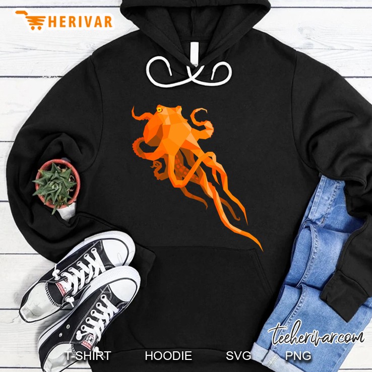 Geometric Octopus Classic Hoodie