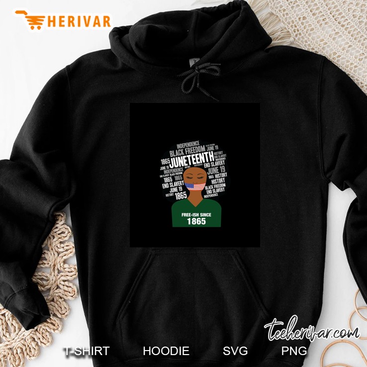 Juneteenth Black Freedom Free-Ish Since 1865 Sleeveless Top Hoodie