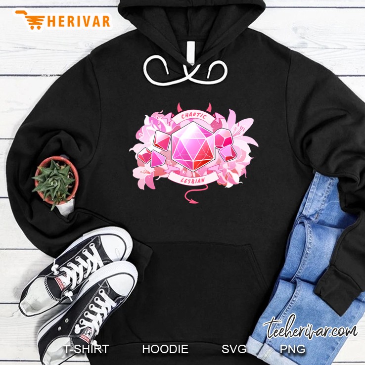 Lgbt Rpg - Chaotic Lesbian Classic Hoodie