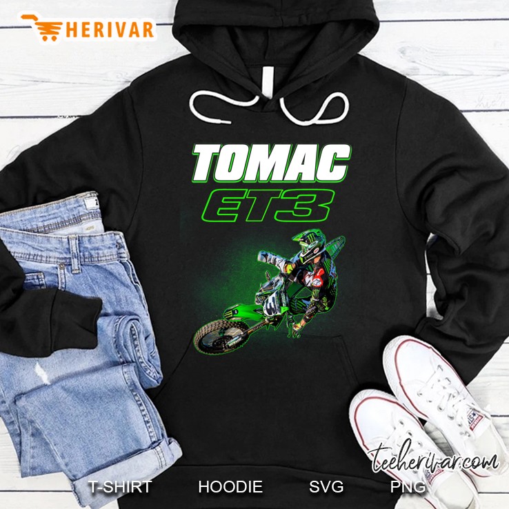 Motocross And Supercross Champion Eli Et3 Tomac Classic Hoodie