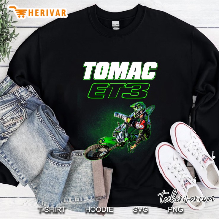 Motocross And Supercross Champion Eli Et3 Tomac Classic Sweatshirt