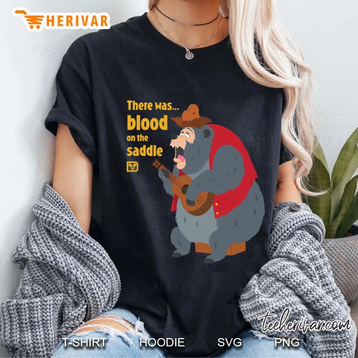 There Was Blood On The Saddle Slim Fit Ladies Tee