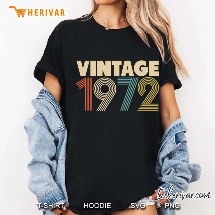 Vintage 1972 - 48Th Birthday Classic Ladies Tee