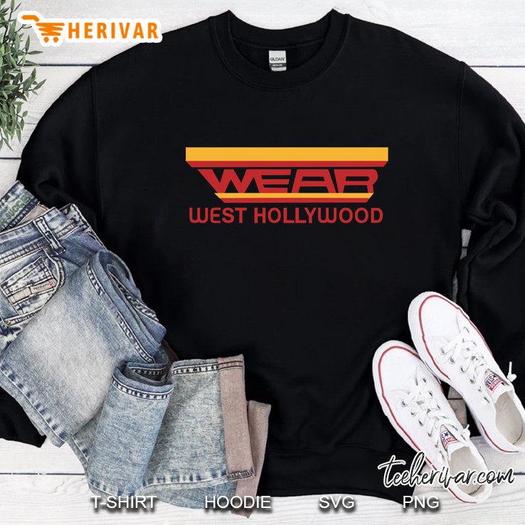 Wear West Hollywood Shirt Retro 80S British Rock Icon Slim Fit Sweatshirt