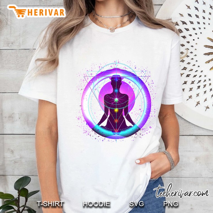 Transcendental Meditation, Yoga Chakras Zen Ladies Tee