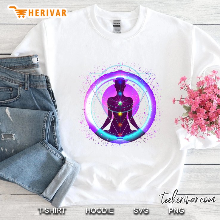 Transcendental Meditation, Yoga Chakras Zen Sweatshirt