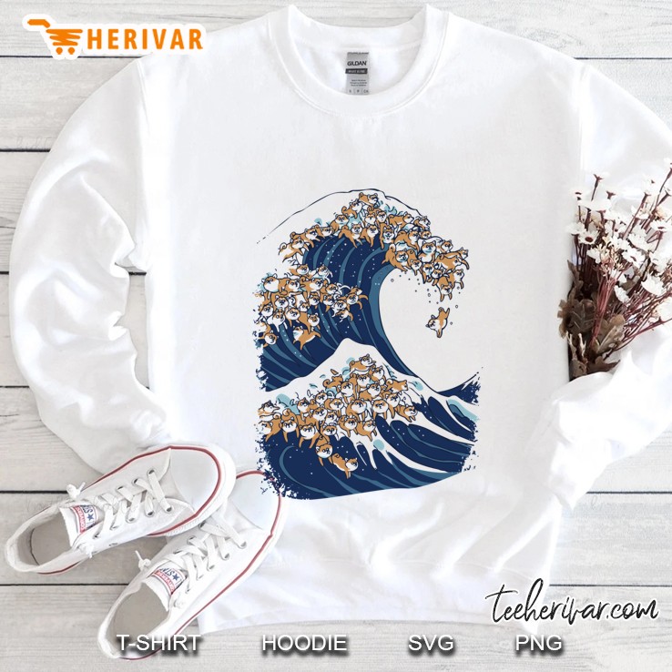 The Great Wave Of Shiba Inu Classic Sweatshirt
