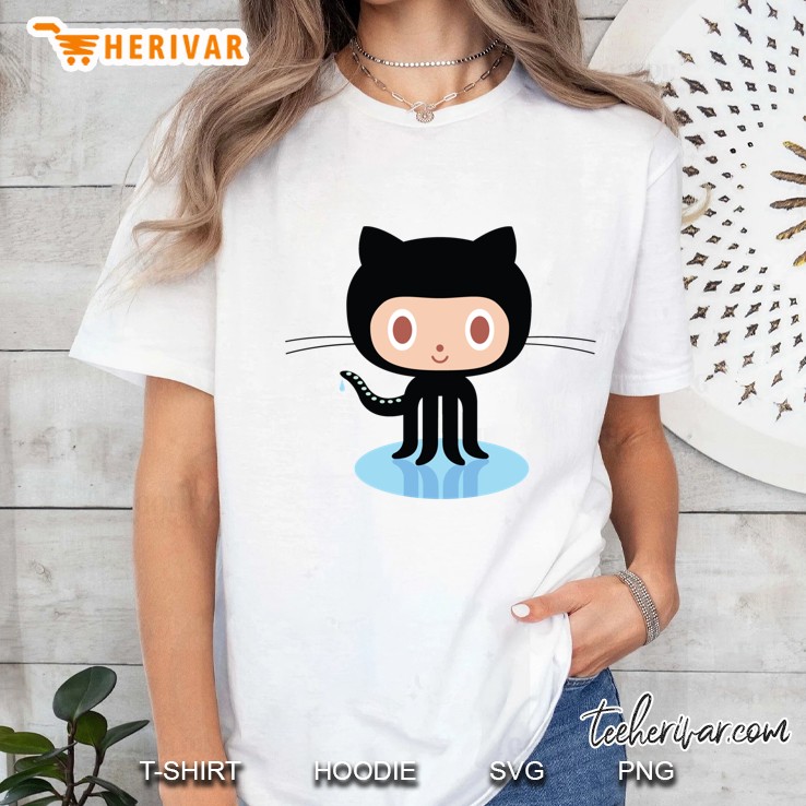 ★ Github Octocat Relaxed Fit Ladies Tee