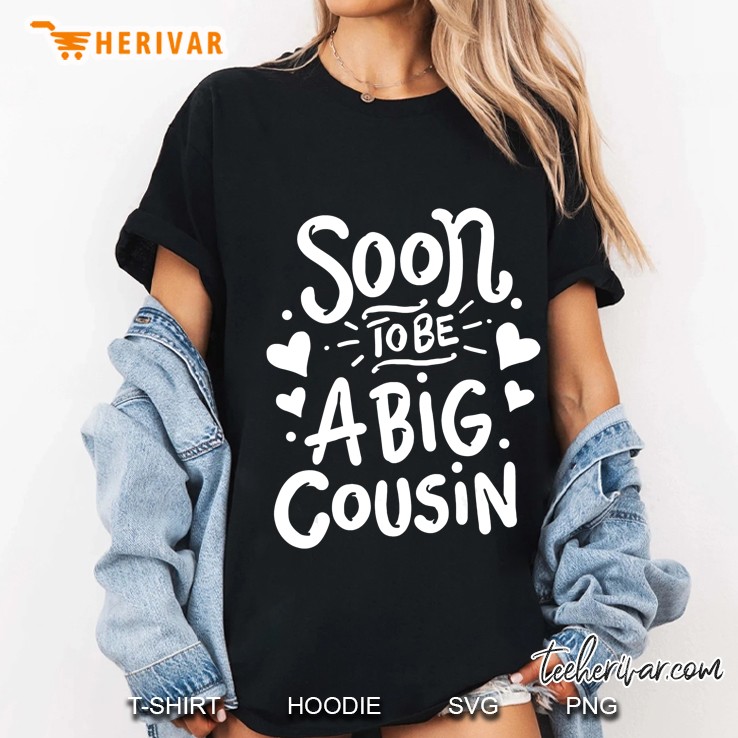Big Cousin Pregnancy Announcement Family Ladies Tee