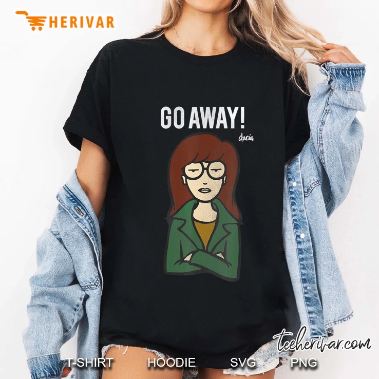 Daria Go Away Arms Crossed Attitude Hoodie