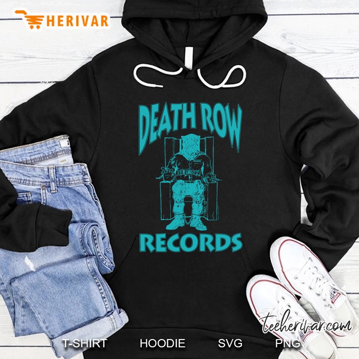 Death Row Records Teal Logo Hoodie
