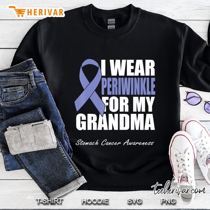 I Wear Periwinkle For My Grandma Stomach Cancer Awareness Sweatshirt