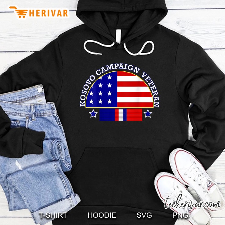 Kosovo Campaign Veteran Flag , Kosovo Vet Tee Hoodie