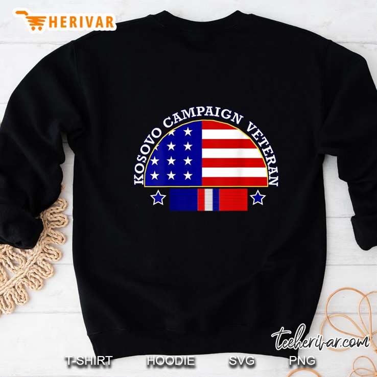 Kosovo Campaign Veteran Flag , Kosovo Vet Tee Sweatshirt