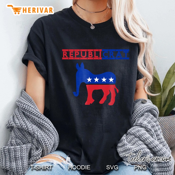 Republicrat - Republican + Democrat Mix Ladies Tee