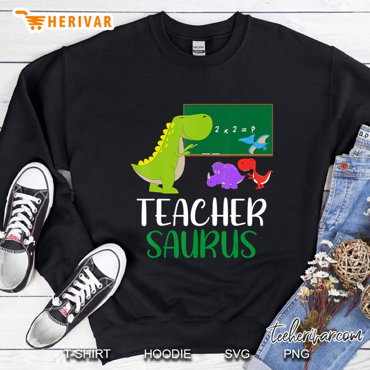 Teachersaurus - Funny Dinosaur Teacher Appreciation Gift Mugs