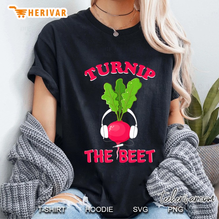 Turnip The Beet Beets Lovers Fruit Vegetables Vegan Ladies Tee