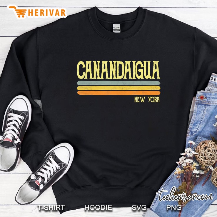 Vintage Canandaigua New York Ny Souvenir Gift Sweatshirt