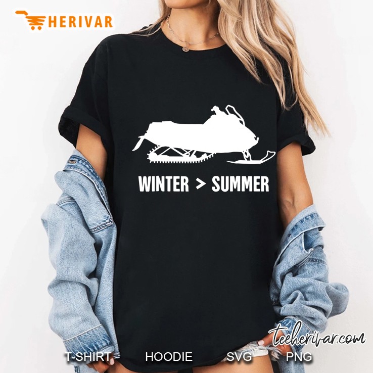 Winter > Summer Snowmobile Hoodie