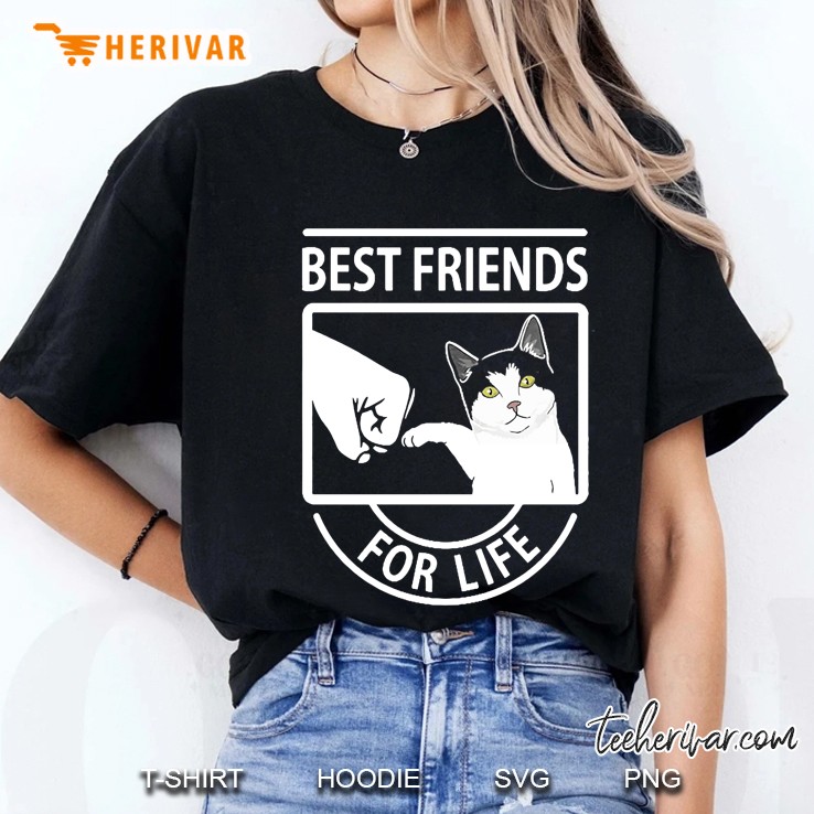 Cat Best Friends For Life Classic Hoodie