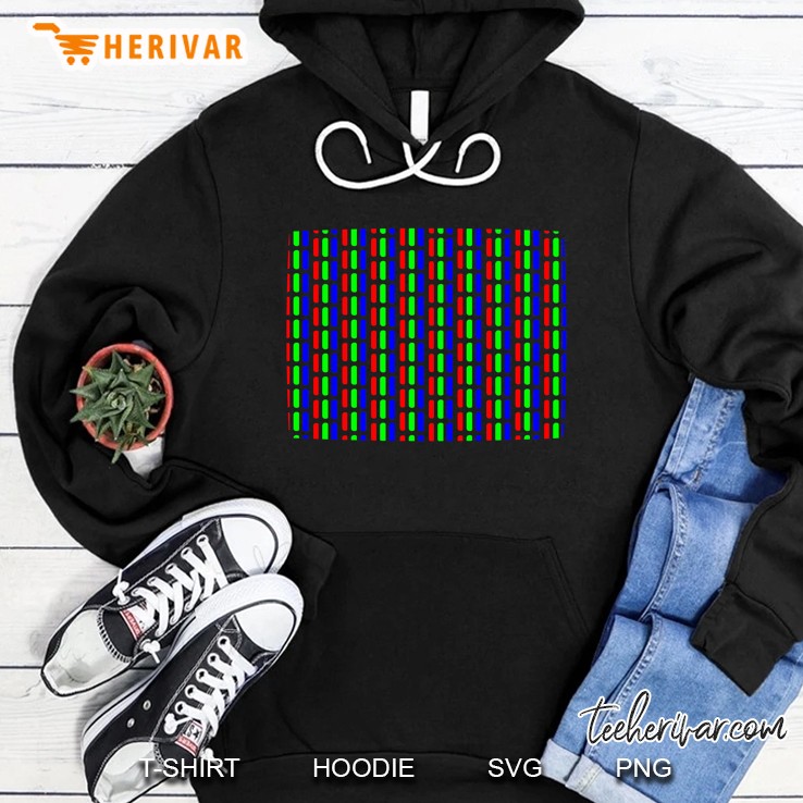 Cromaclear Slot-Mask Crt Pattern Hoodie