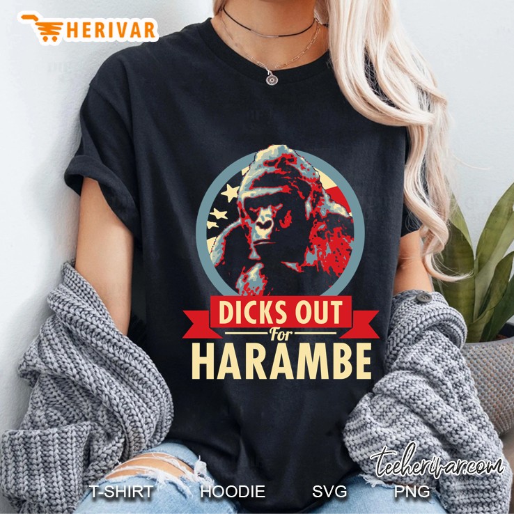 Hail To The Chimp (Dicks Out For Harambe) Ladies Tee