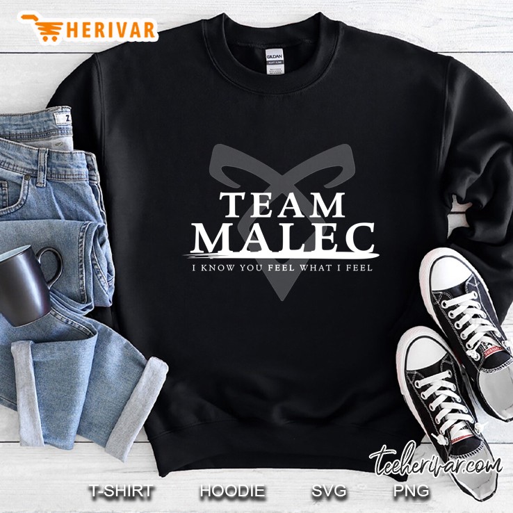 Shadowhunters - Team Malec Fitted Scoop Sweatshirt