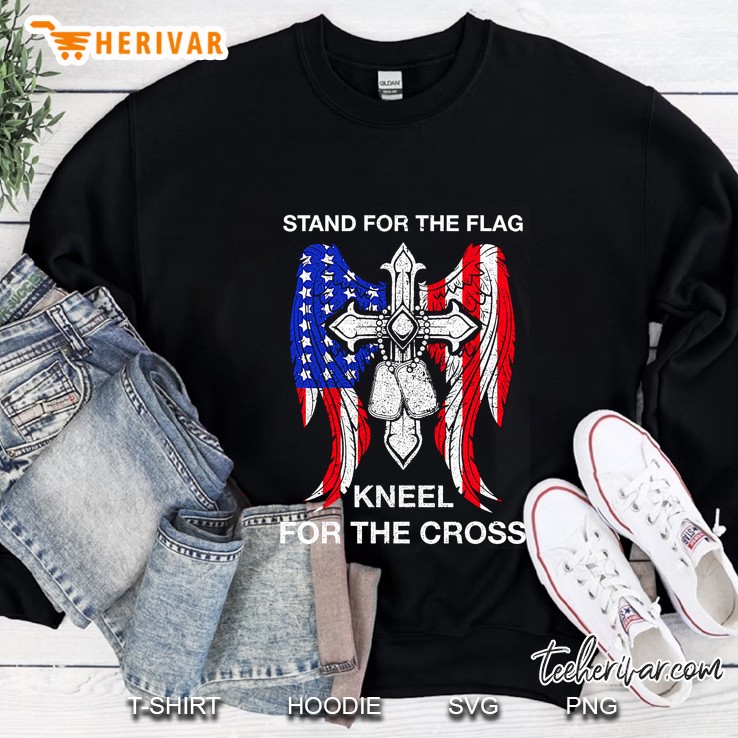 Stand For The Flag Kneel For The Cross Mugs