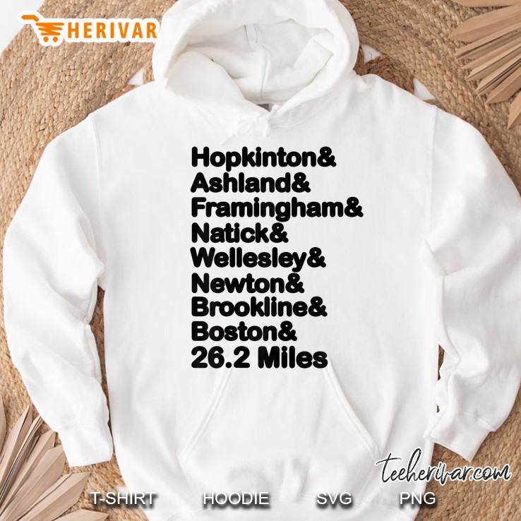 8 Boroughs Bos Marathon 2020 Ver2 Hoodie