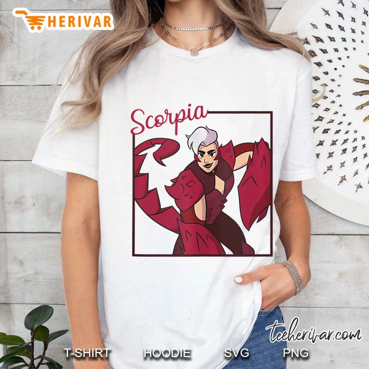 She-Ra And The Princess Of Power Script Box Scorpia Ladies Tee