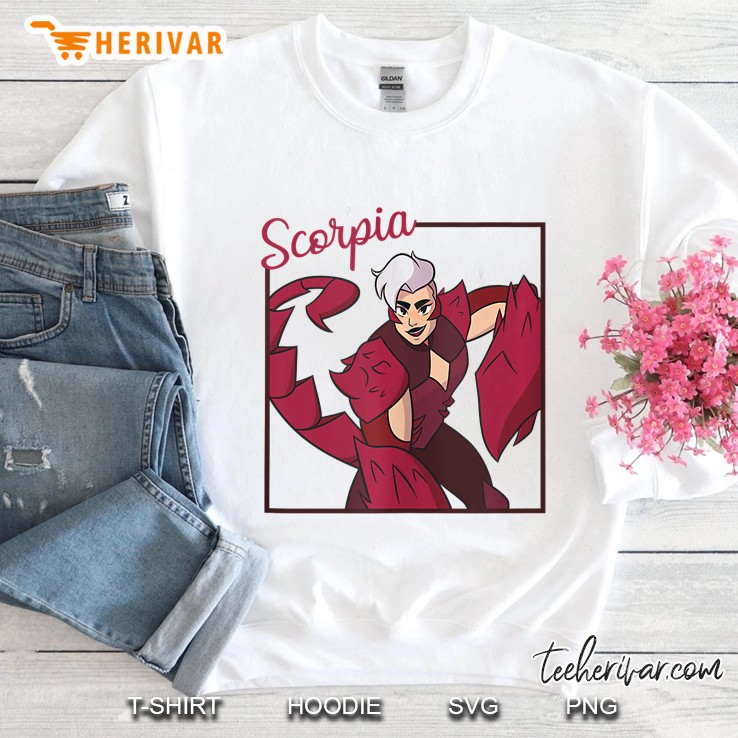 She-Ra And The Princess Of Power Script Box Scorpia Sweatshirt