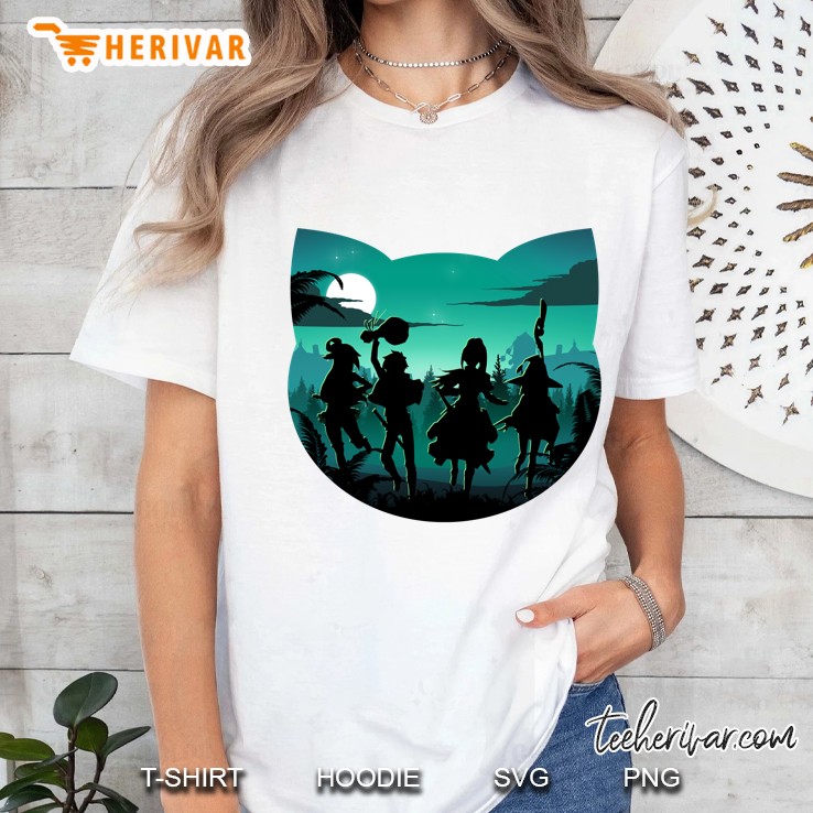 Chomusuke Silhouette Ladies Tee