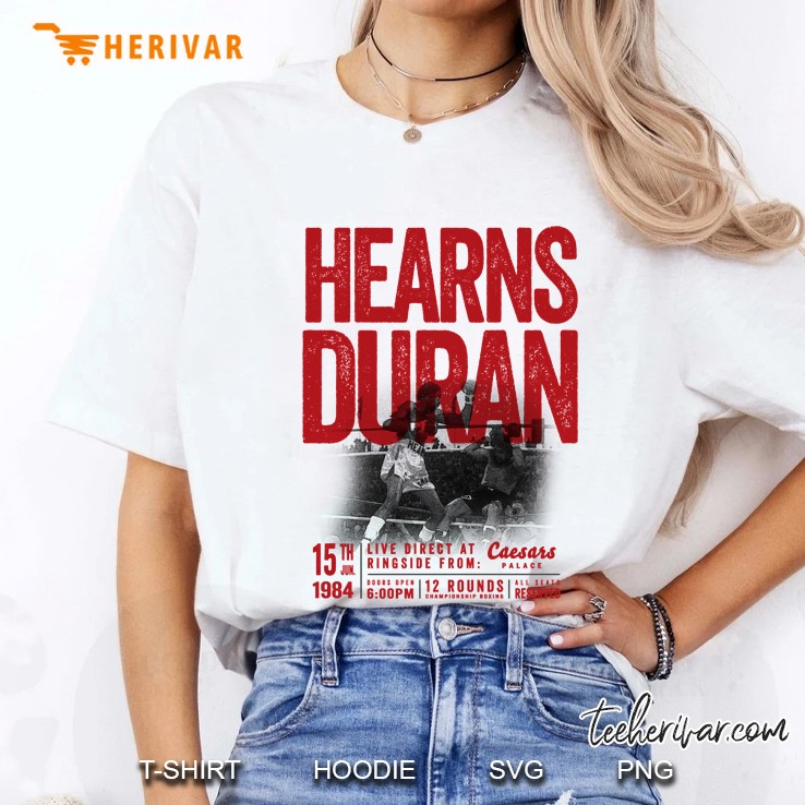 Hearns Vs Duran Boxing Ladies Tee