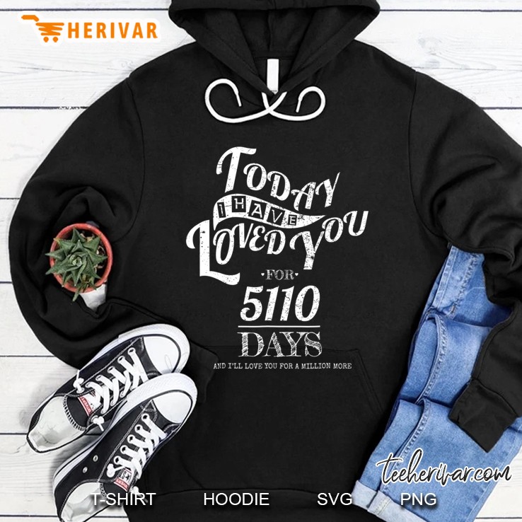 14Th Wedding Anniversary Funny For Married In 2004 Ver2 Hoodie